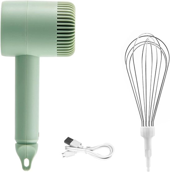 Draadloze Garde - Mini Mixer Elektrisch - Bakken en Mixen - Oplaadbaar en Snoerloos - 94 x 64 x 205mm