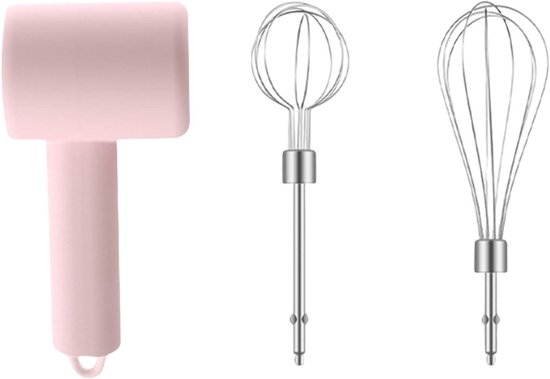 Draadloze Garde Mixer - Handmixer Keuken - Bakken En Koken - 3 Snelheden - 50+ Minuten - Zilver
