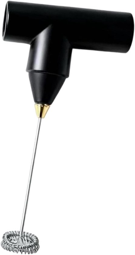 Draadloze Handmixer - Eierklopper Opschuimer - Keukenwerk Vereenvoudigen - Afneembare Batterij - 23 x 6 cm - Zwart