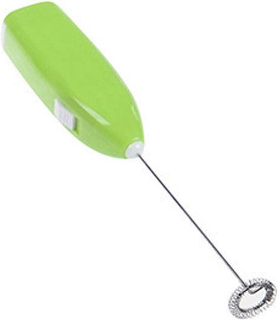Draadloze Handmixer - Eiermixer Koffiemixer - Snel Mengen - Compact en Batterijaangedreven - 20.3 cm - Groen