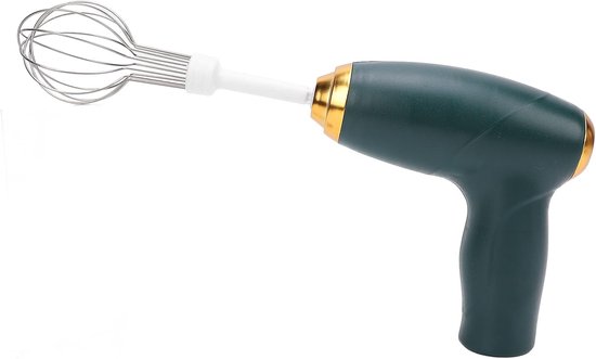 Draadloze Handmixer - Elektrische Garde - Bakken en Koken - 6 Snelheden USB Oplaadbaar - 17x13x5 cm - Groen