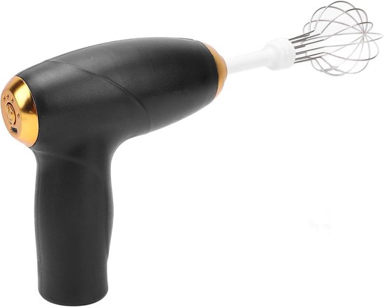 Draadloze Handmixer - Elektrische Garde - Mengen en Bakken - USB Oplaadbaar - 17D x 13B x 5H cm - Wit