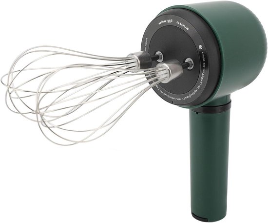 Draadloze Handmixer - Elektrische Mixer - Bakken en Keukenwerk - USB Oplaadbaar - 21x10x10 cm - Wit