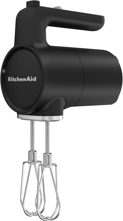 Draadloze Handmixer - Keukenmixer - Bakken en Mixen - 7 Snelheden Soft Start - 30x10x17 cm - Zwart van Merkloos
