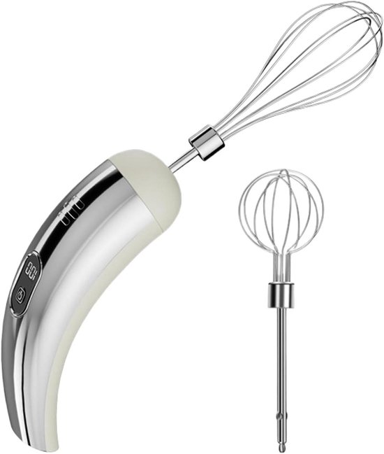 Draadloze Handmixer - Keukenmixer Elektrisch - Bakken en Koken - 5 Snelheden Instelbaar - 6 x 15 x 6 cm