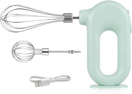 Draadloze Handmixers met 4 Snelheden - Mini Elektrische Mixer voor Eieren en Groenten van Merkloos