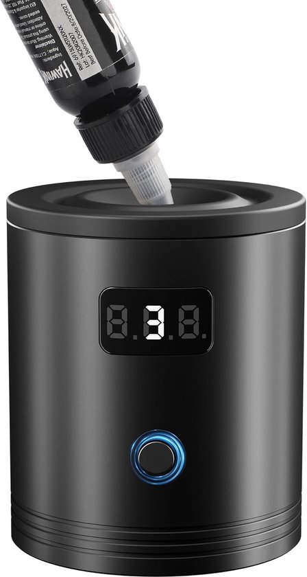 Draadloze Inkt Mixer - Mini Shaker - Vloeistoffen Mengen - Sterke Motor - 3 Snelheden - Zwart