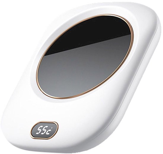 Draadloze koffiekopjeswarmer, USB-desktopverwarming, temperatuurregeling in 3 standen, draagbare koffie-, thee- en melkwarmer, constante temperatuurregeling op 55 °C, inclusief oplaadkabel (wit).