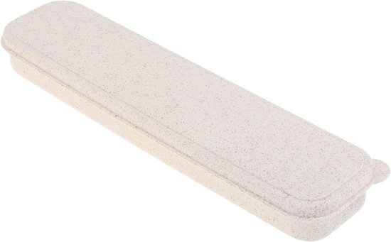 Draagbare Bestekopberger voor Reizen, Ideaal voor Lunch en Picknick, Compacte Tafelgerei Tas, 25 x 6 x 2.5 cm van Merkloos