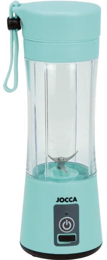 Draagbare blender - JOCCA - SWEET - 380 ml - 2000 mAh - Met USB-kabel - Groen van Merkloos