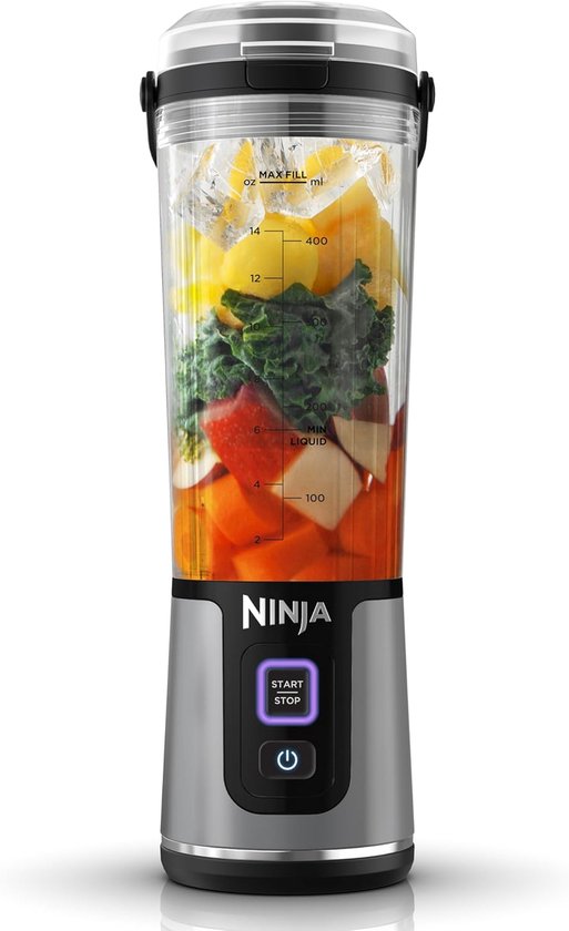 Draagbare Blender met Lekvrij Deksel - Krachtige Snoerloze Miniblender voor Smoothies en Proteïneshakes van Gadgy
