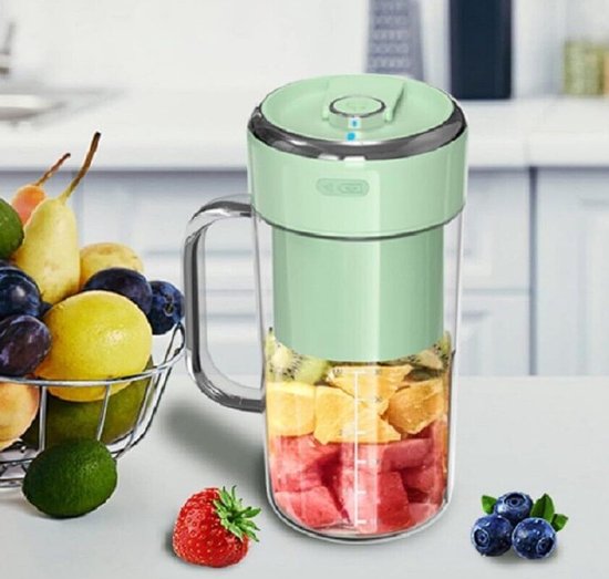 Draagbare blender met USB-oplaadpoort voor shakes en smoothies, 12 oz van PopBabies