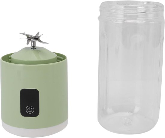 Draagbare Blender - Mini Blender - Smoothies Maken - USB Oplaadbaar - 500 Ml - Groen