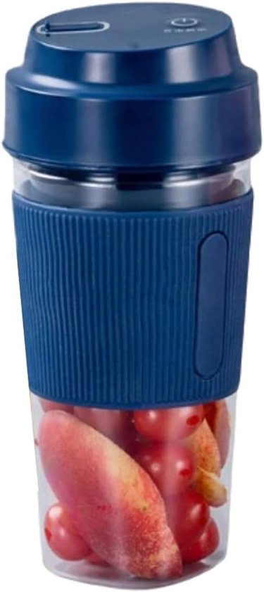 Draagbare Blender - Mini Juicer - Verse Drankjes Maken - USB Oplaadbaar - 300ml - Blauw