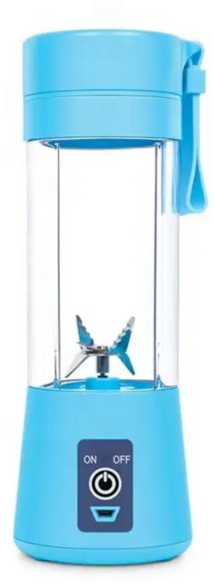 Draagbare blender - On the go - Mini - Portable - Draadloos - Voor onderweg - Smoothie maker - Beker - To go - Groen van Merkloos