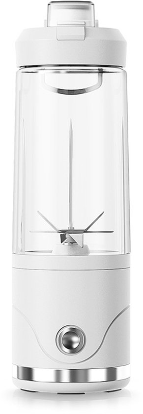 Draagbare blender, persoonlijke blender, elektrische USB-oplaadbare sapcentrifuge, smoothie maker, ijscrusher, reisblender, proteïneshakebeker, vaatwasmachinebestendig. van Merkloos