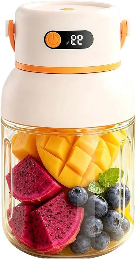 Draagbare Blender - Persoonlijke Juicer - Smoothies Maken - USB-C Oplaadbaar - 40oz - Blauw