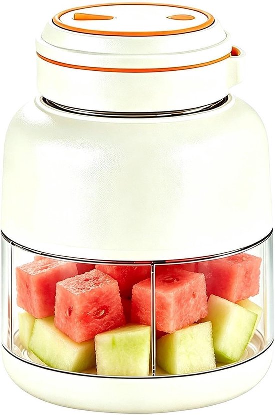 Draagbare Blender - Persoonlijke Mixer - Gezond Drankje Maken - Krachtige Motor - 800 ml - Wit