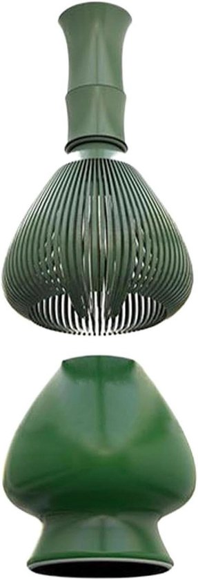 Draagbare Blender Roerder - Handmatige Mixer - Drankjes Bereiden - Traditioneel Japans Ontwerp - 6x13cm - Groen