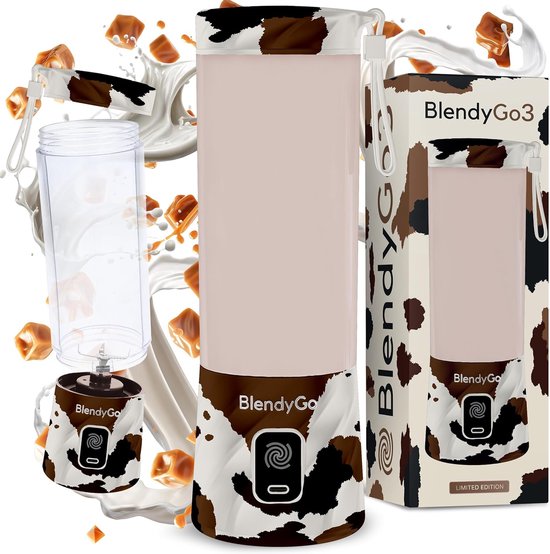 Draagbare Blender - Smoothie Maker - Gezonde Dranken Maken - Krachtig 6-bladsysteem - 550 ml Capaciteit - Wild West van Merkloos
