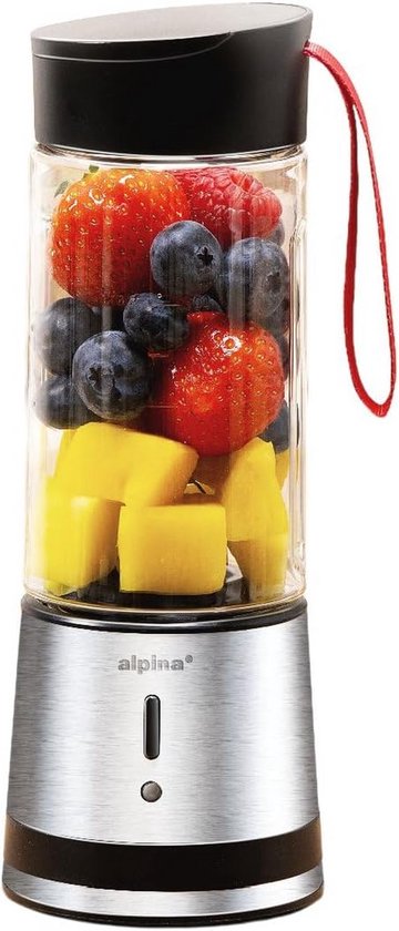 Draagbare Blender - Smoothie Maker Mini - Gezond Leven - USB Oplaadbaar - 300ml - Zilver