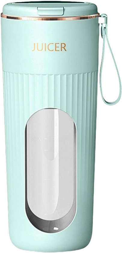 Draagbare Blender USB Oplaadbaar - Compacte Smoothie Maker en Juicer voor Onderweg van Merkloos