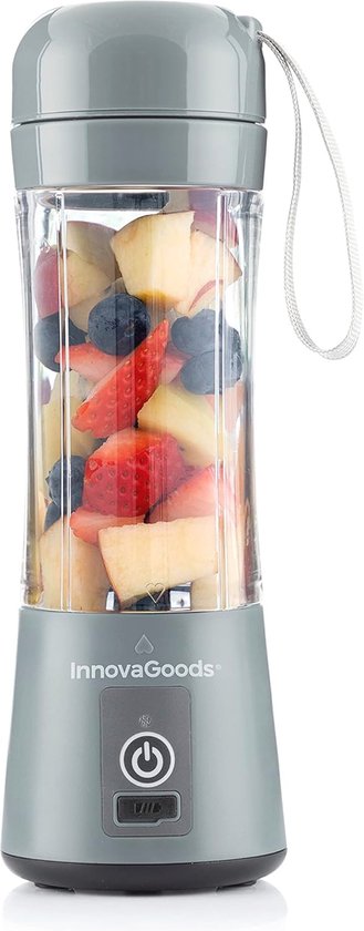 Draagbare Blender voor Smoothies en Sappen - 380 ml, 17000 r.p.m. Ideaal voor Detox en Babyvoeding van Popozono