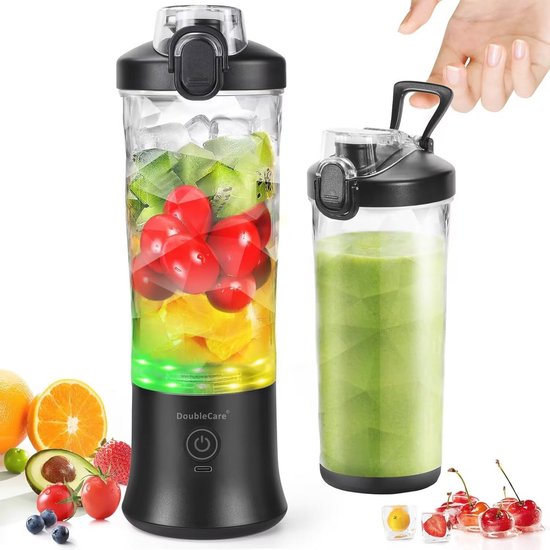 Draagbare Blender voor Smoothies en Shakes - 20oz, 4000mAh, 270W - Waterdicht en USB Oplaadbaar