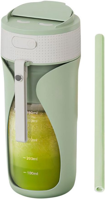 Draagbare Blender voor Smoothies en Shakes - 450ml USB Oplaadbaar van Merkloos