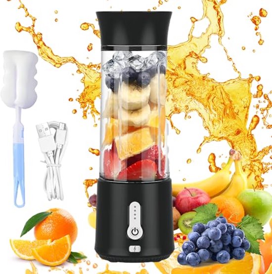 Draagbare Blender voor Smoothies en Shakes - 500 ml Mixervoordeel van Mixervoordeel