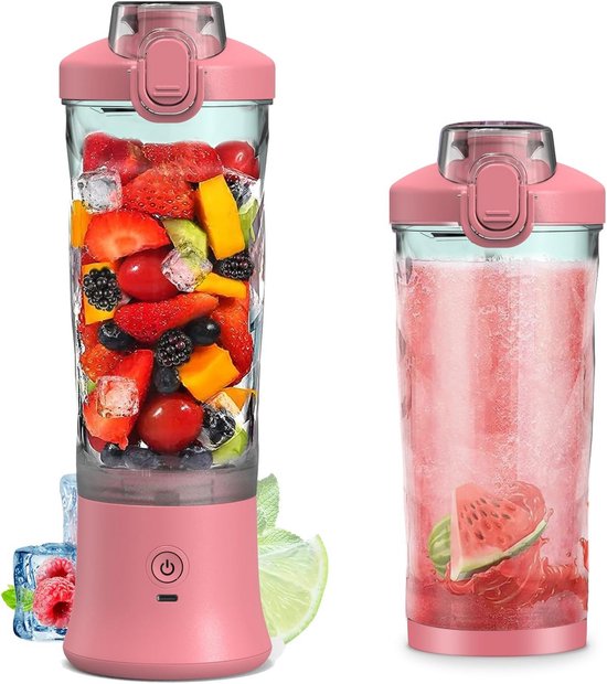 Draagbare Blender voor Smoothies en Shakes - Oplaadbaar en Waterdicht van Merkloos