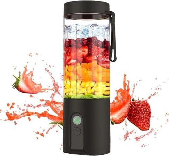 Draagbare Blender voor Smoothies en Shakes USB-Oplaadbaar van Merkloos