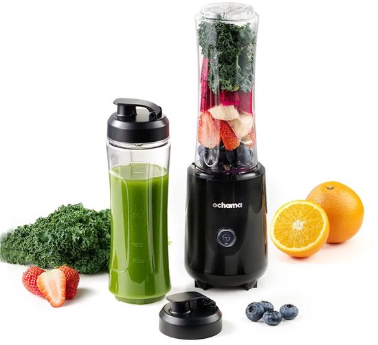 Draagbare Blenderbeker 600ml, Elektrische Sapcentrifuge, Persoonlijke Blender, 300W IJsverbrijzelend
