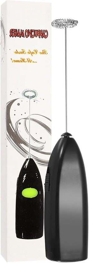 Draagbare Drankenmixer - Elektrische Garde Melkopschuimer - Dranken Mengen - Compact Ontwerp - 20.3 cm - Zwart van Merkloos