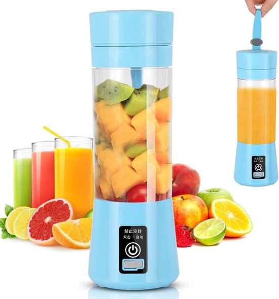 Draagbare Elektrische Blender USB Oplaadbaar voor Smoothies en Drankjes van Merkloos