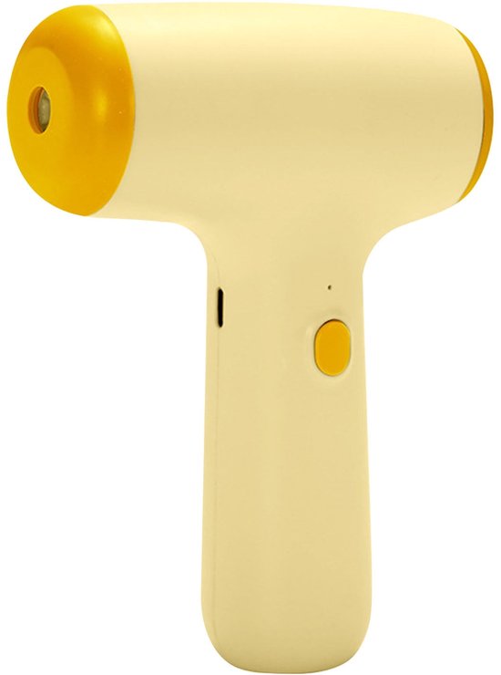 Draagbare elektrische handmixer met draadloze steel en garde van 304 roestvrij staal Geschikt voor het kloppen van eieren, roomsaus, mayonaise, beslag, desserts, cakes, glazuur en gebak in de thuiskeuken (geel). van Merkloos