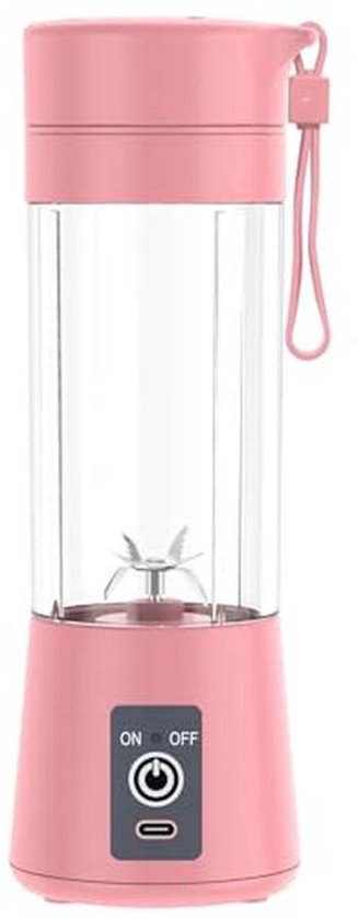 Draagbare Elektrische Juicer met USB, 400 ml - Perfect voor Smoothies, Milkshakes en Sap van Merkloos