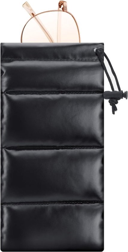Draagbare en Lichtgewicht Zonnebril Etui, Beschermende Bril Pouch met Trekkoord Sluiting voor Dames en Heren, Ideaal voor Reizen en Dagelijks Gebruik