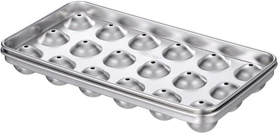 Draagbare IJsbal Maker - Roestvrij Staal Ijsvorm voor Cocktails en Whisky van BarCraft