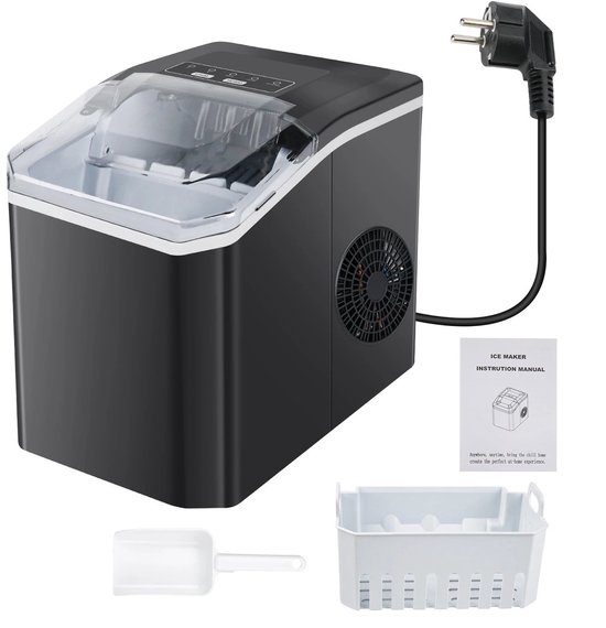 Draagbare ijsblokjesmachine - 120W - 6 - 9 minuten per cyclus