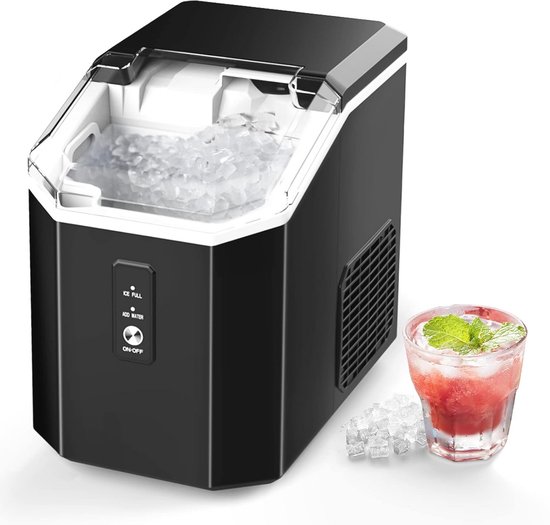 Draagbare IJsblokjesmachine - Snelle Crushed Ice Maker voor Thuis van Merkloos