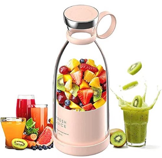 Draagbare Mini Blender voor Smoothies en Milkshakes - 350 ml USB Opladen van Merkloos