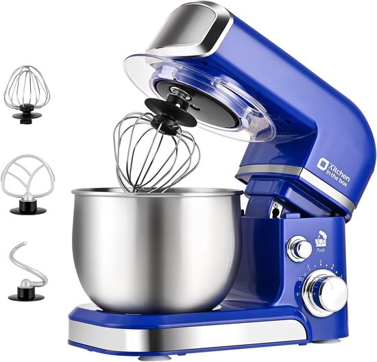 Draagbare Mini Keuken Blender met 6 Snelheden en Roersystemen van Merkloos