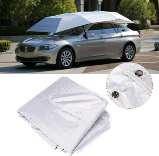 Draagbare Opvouwbare Zonnebescherming voor Auto, UV-Bescherming, Ideaal voor Barbecue, Picknick en Vissen van Merkloos