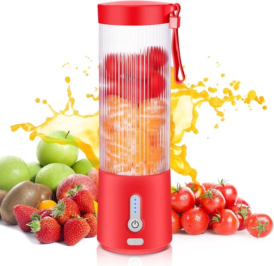 Draagbare Persoonlijke USB-Oplaadbare Smoothiemaker - Fitnessstudio en Onderweg - Gezonde Drankjes Blender - Compact en Krachtig - Geniet overal van Verse Smoothies van Blendjet