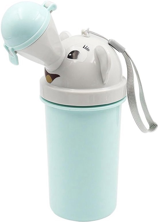 Draagbare Reis Toilet met Schoonmaakborstel, Hygiënisch Levensreddend Urinaal voor Kamperen, Park, Auto en Buitenactiviteiten