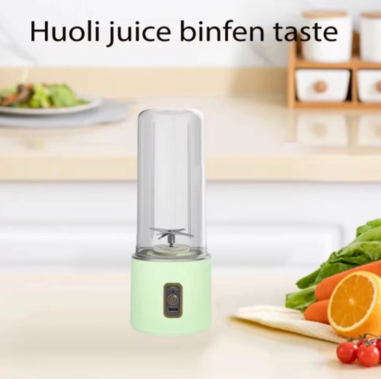 Draagbare sapbeker | Oplaadbare multifunctionele sapcentrifuge, perfect voor het maken van verse sappen thuis, zeer handig. van Merkloos