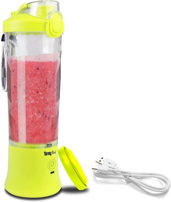 Draagbare Smoothie Blender 600ml USB Oplaadbaar - Krachtige Mini Mixer voor Onderweg van Merkloos