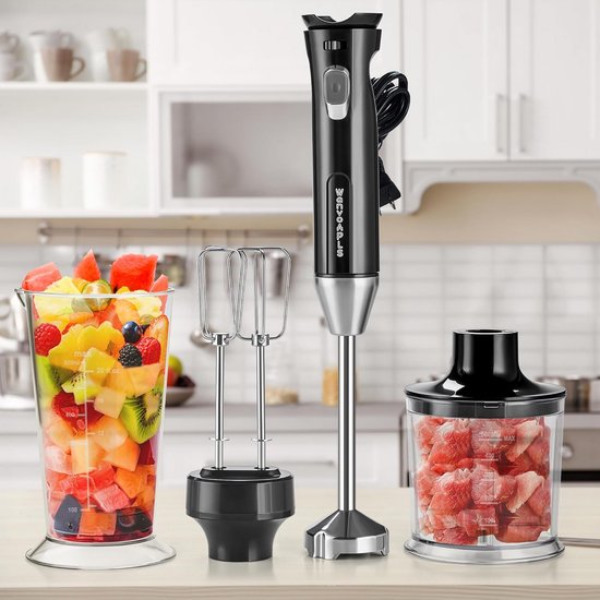 Draagbare Staafmixer - Krachtige Handmixer voor Smoothies, Soepen en Sauzen