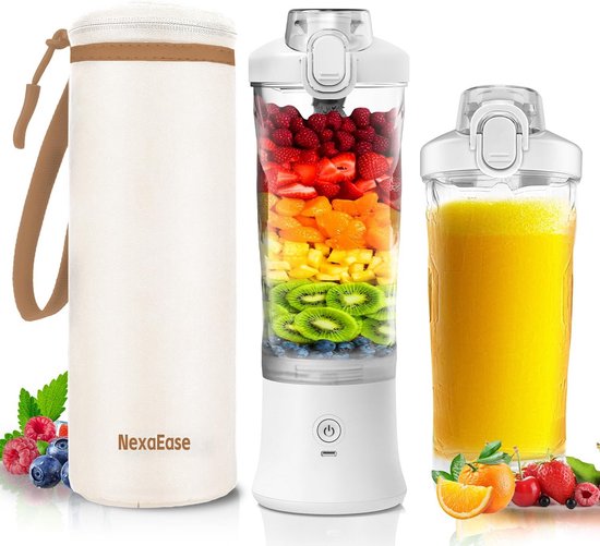 Draagbare USB Blender - Krachtige Persoonlijke Mini Sapcentrifuge voor Smoothies en Shakes van Merkloos